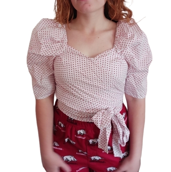 HERS AND MINE WRAP AROUND TOP - Picture 1 of 6